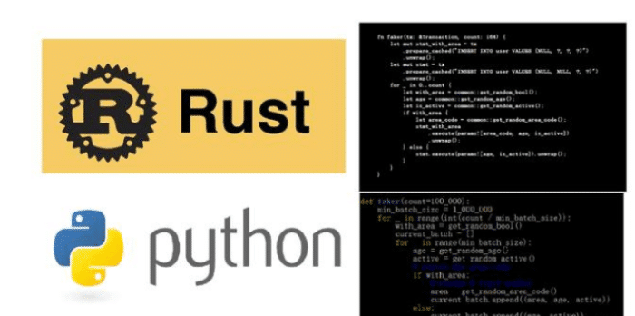 Python，Rust大比拼：SQLite中插入10亿条数据
