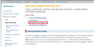 SAP JCO的下载，安装，配置和使用
