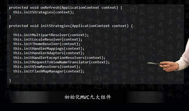 谈谈你对Spring MVC中的九大组件的理解？