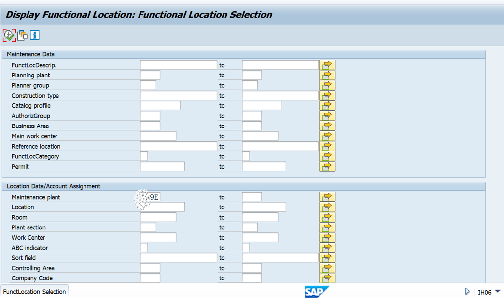 SAP PM入门系列22 - IH06 Display Functional Location