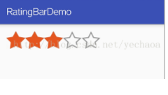 Android之RatingBar实现评论星级效果