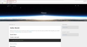 Hexo+Github个人网站搭建