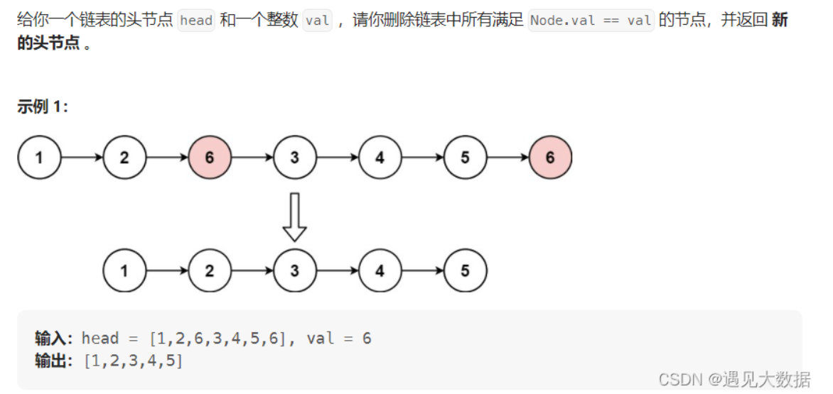 LeetCode203 移除链表元素