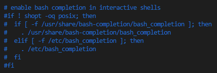bash 命令补全工具 bash-completion