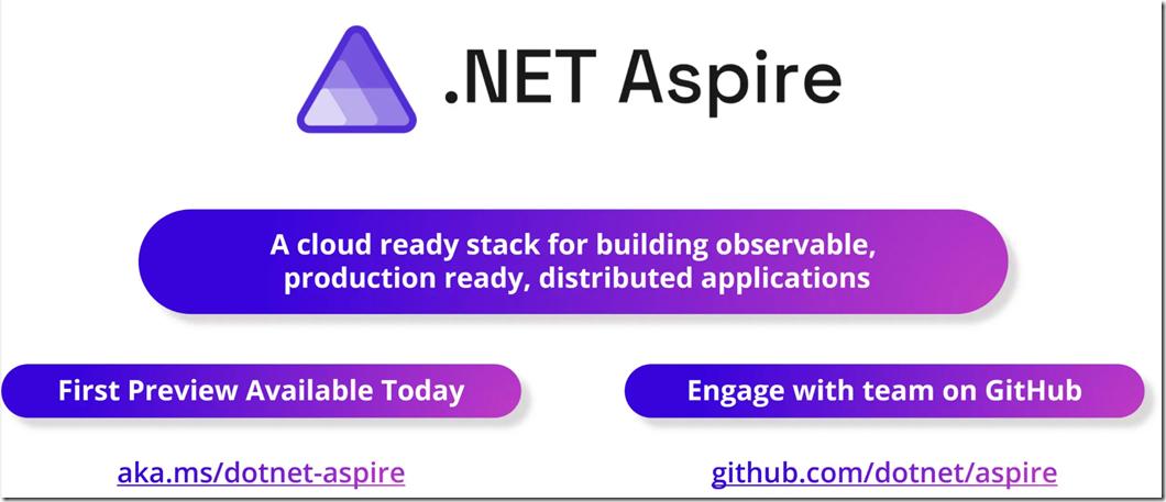.NET Aspire Preview 4 发布！