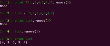 python list 中 remove 的骚操作/易错点