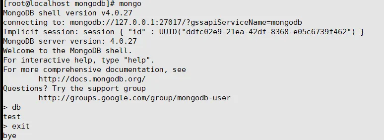 Centos7安装MongoDB