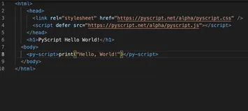 PyScript：让 Python 脚本在 Web 中跑起来