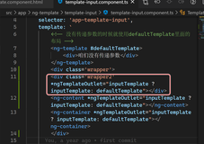 关于施加在 div 标签上的 ngTemplateOutlet 指令让 div class 丢失的问题调试