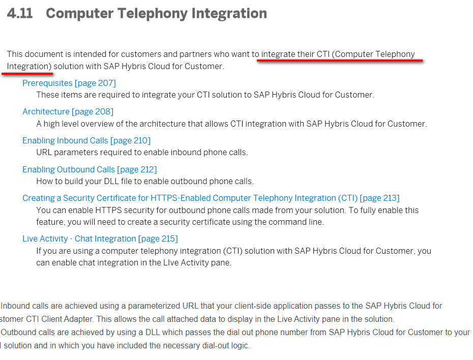 SAP Cloud for Customer的CTI呼叫中心解决方案