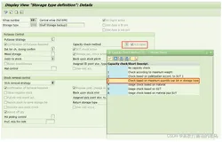 SAP WM中阶Storage Type的Capacity Check – Check based on maximum quantity per bin in storage type.