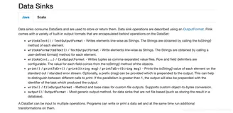 Flink之DataSet数据输出