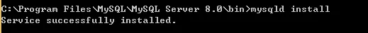 安装和启动mysql in Windows 8