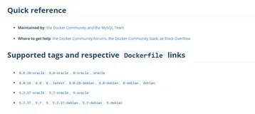 Docker中运行一个mysql