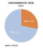 IDC报告：阿里云领跑中国数据库市场年度份额首超传统厂商