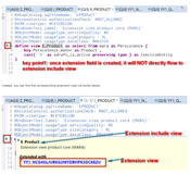 SAP S/4HANA里extension include view和extension view的区别