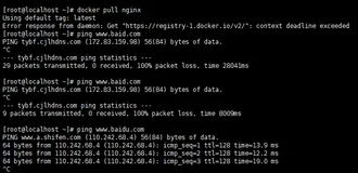 dockerȡ񱨴Error response from daemon: Get &quot;https://registry-1.docker.io/v2/&quot;: context deadline exceeded