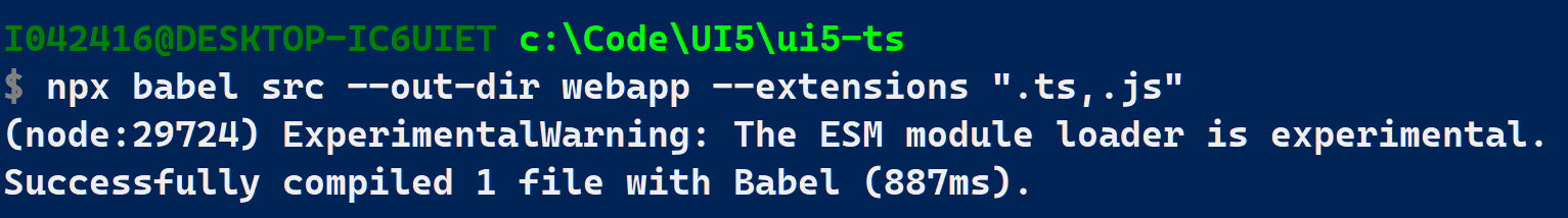 使用 Babel 将基于 ES6 的 SAP UI5 的代码转译成传统 JavaScript 代码