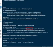 配置yum 源遇到的一个问题