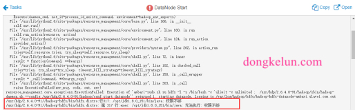 HDFS DataNode启动异常:/opt/jdk1.8.0_151/bin/java:权限不够