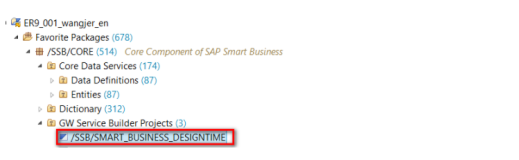 Smart Business design time = CDS view + SADL