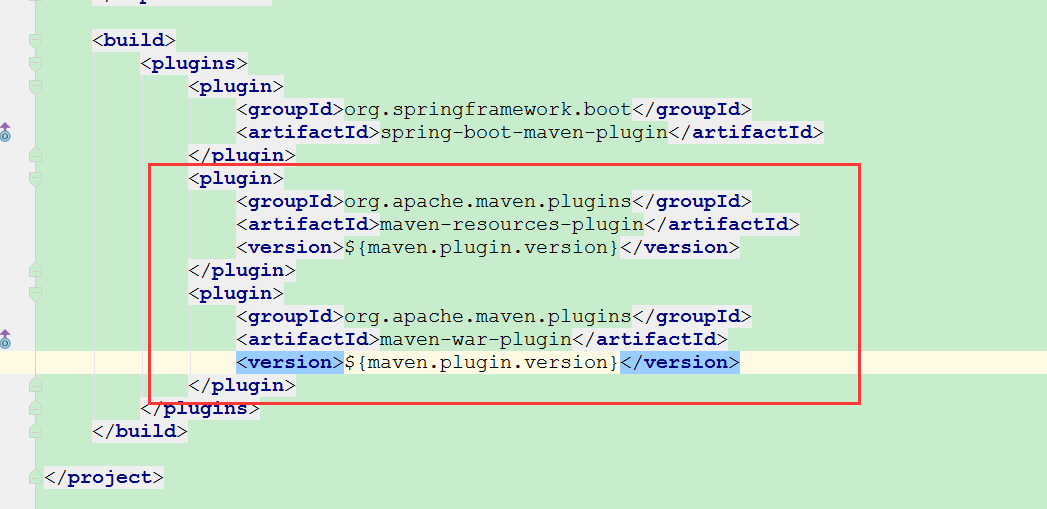 [ERROR] Failed to execute goal org.apache.maven.plugins:maven-resources-plugin:3.2.0:resources (default-resources) on project ei-qssso-admin: The plugin org.apache.maven.plugins:maven-resources-plugi n:3.2.0 requires Maven version 3.1.0 -> [Help 1]