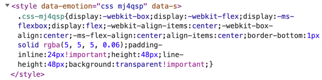 组件级别的 CSS-in-JS