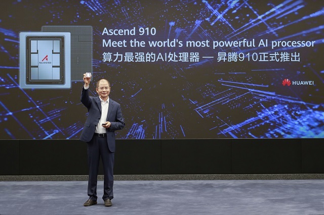 华为发布算力最强 AI 处理器 Ascend 910 及全场景 AI 计算框架 MindSpore