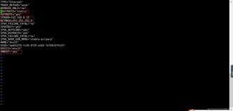 centOS7不使用网络管理配置静态IP地址