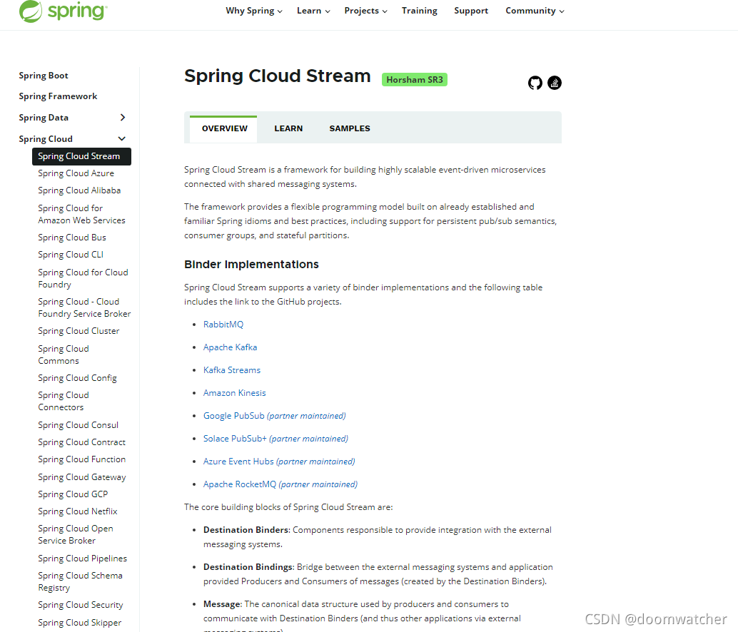 springcloud : Stream消息驱动
