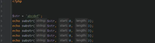 【PhpStorm】取消参数前的类型显示