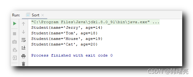 【错误记录】Java 中 ArrayList 排序 ( 使用 Comparator 接口时注意 compare 返回值是 -1 和 +1 )