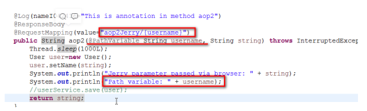 Java注解实现之how to use path variable @PathVariable