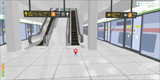 地铁站室内导航的新实践-实景化第一人称三维导航