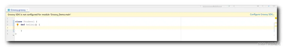 【错误记录】IntelliJ IDEA 编译 Groovy 项目报错 ( Groovy SDK is not configured for module )