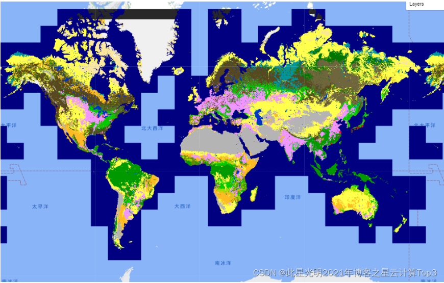 Google Earth Engine（GEE）——2015-2019年100米分辨率的动态土地覆盖数据集（CGLS-LC100）