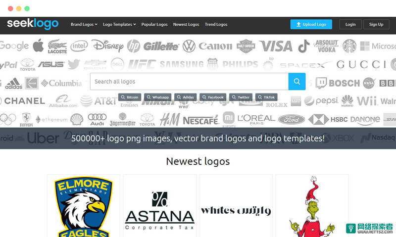 Seeklogo: 品牌logo标志素材资源库网站