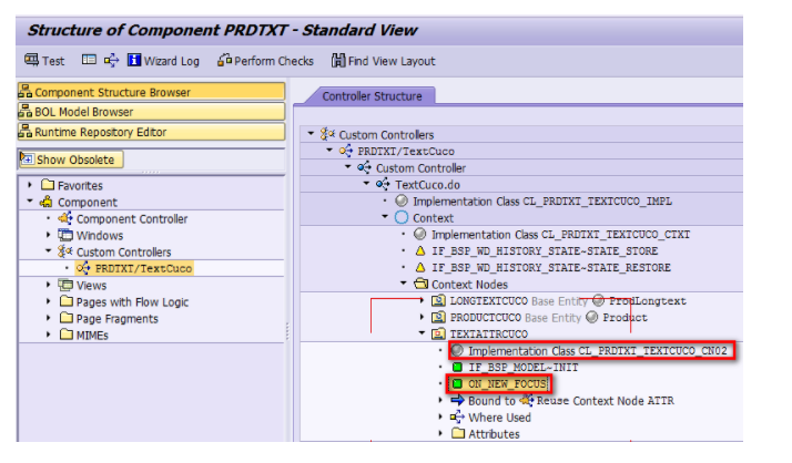 SAP WebClient UI component context node class单元测试方法