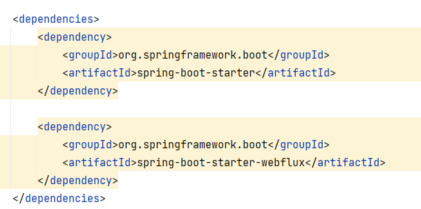 引入springboot的依赖和reactive相关的依赖.png
