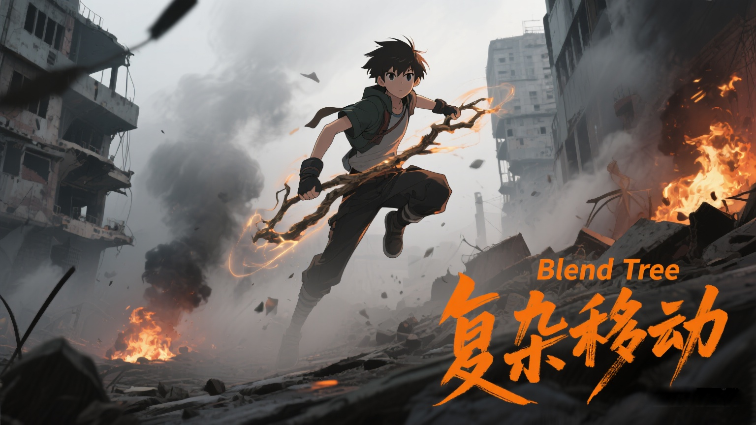 【Unity3D实例-功能-移动】复杂移动（Blend Tree方式）