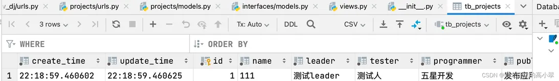 【Django学习】(六)ORM框架_关联模型_数据创建&查询&更新&删除&过滤