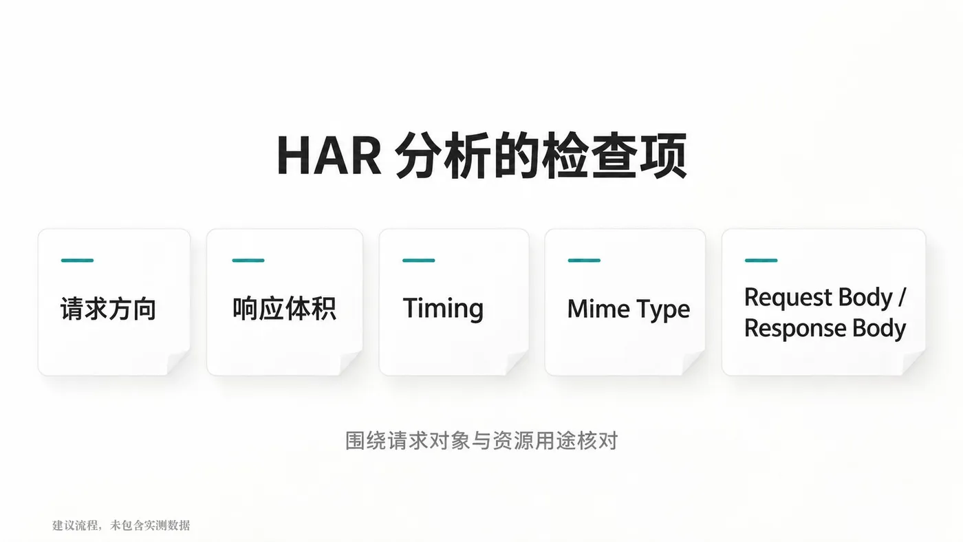 HAR 分析的检查项