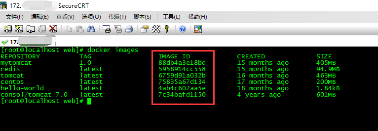 Docker 删除 images