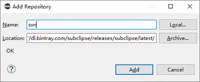 2020-9测试通过：eclipse安装svn插件