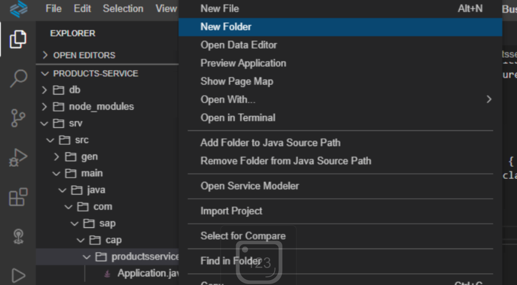 给 SAP BTP 创建的 Java 应用添加 Custom Event Handler 支持创建功能