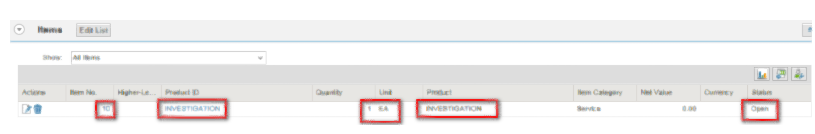 How to create CDS view to return Service order item detail data