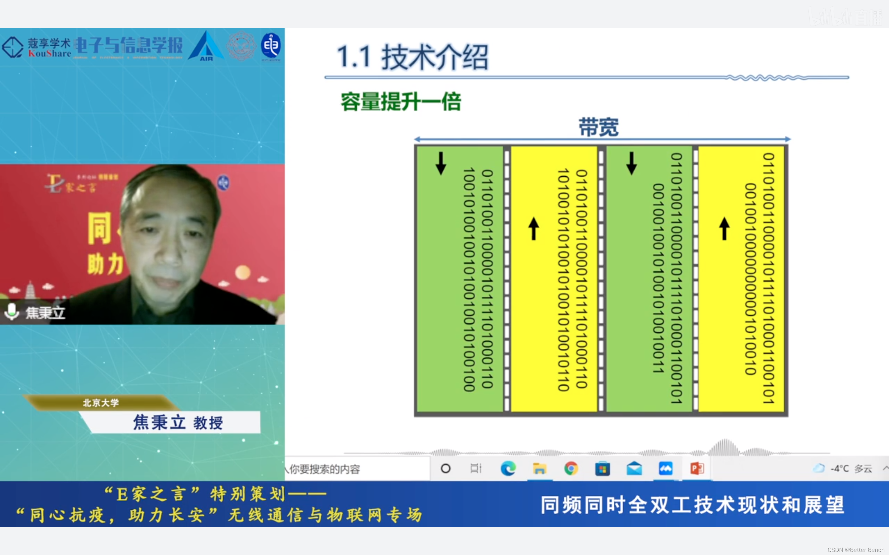 【2022年无线通信和与物联网专场】北京大学焦秉立教授--同频同时全双工技术现状和展望