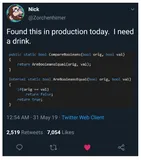 20 个笑肚疼的代码片段