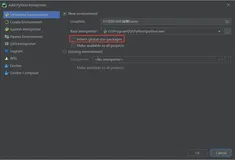 Pycharm虚拟环境的使用