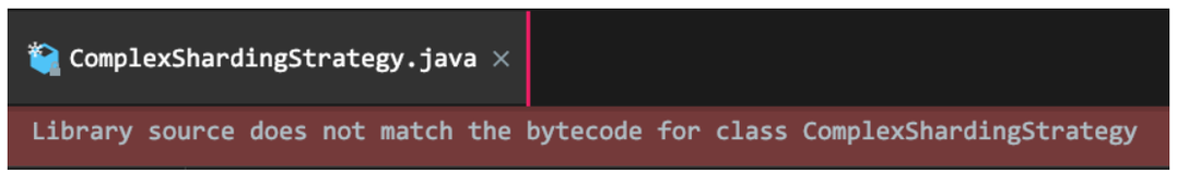 IDEA 告警：Library source does not match the bytecode for class